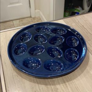 NEW ARRIVAL 👍 Fiestaware cobalt egg platter